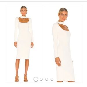 525 America from REVOLVE cream sweater dress